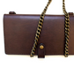 The Mady Crossbody Wallet - Dark Brown
