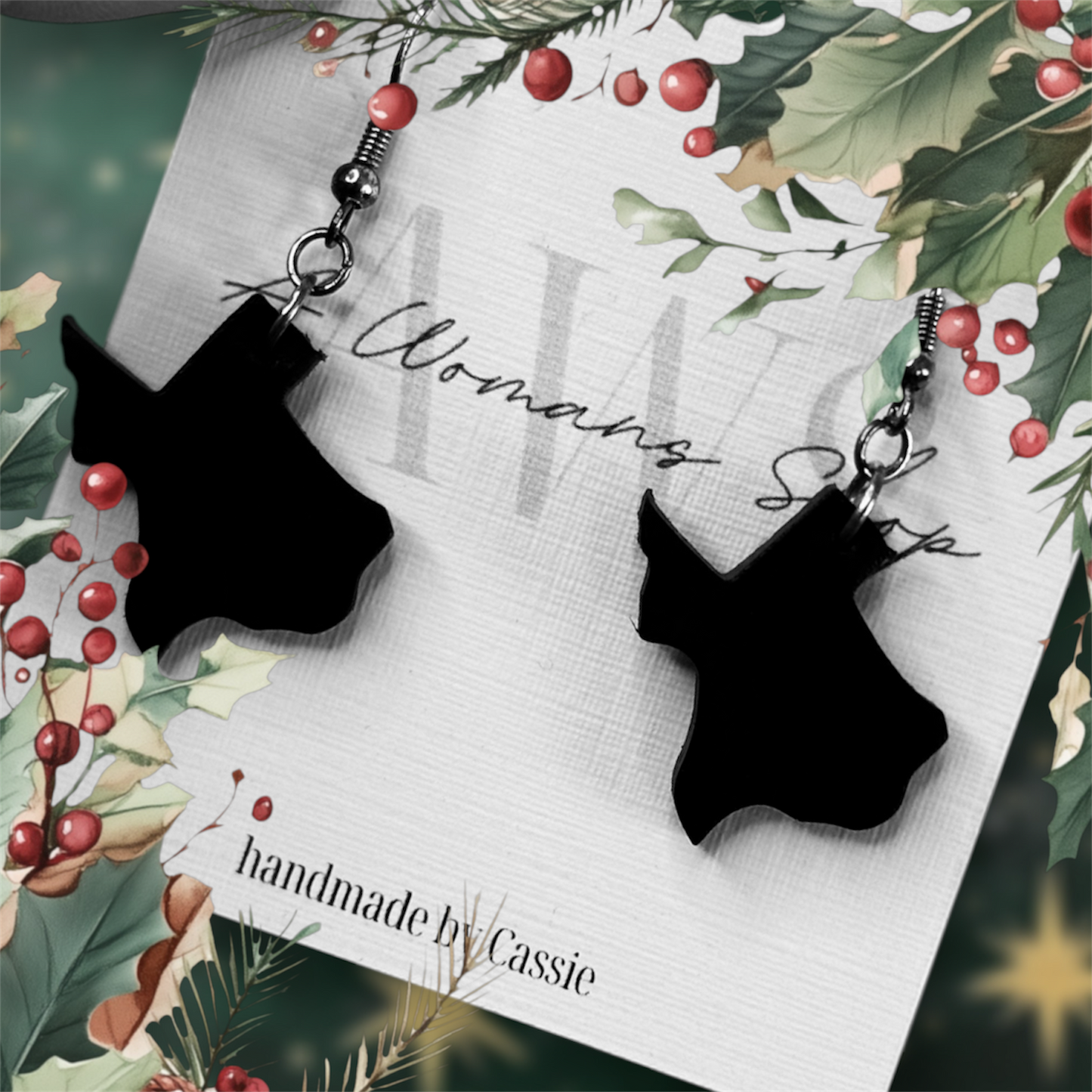 Texas GAL Leather Earrings