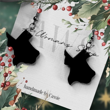 Texas GAL Leather Earrings