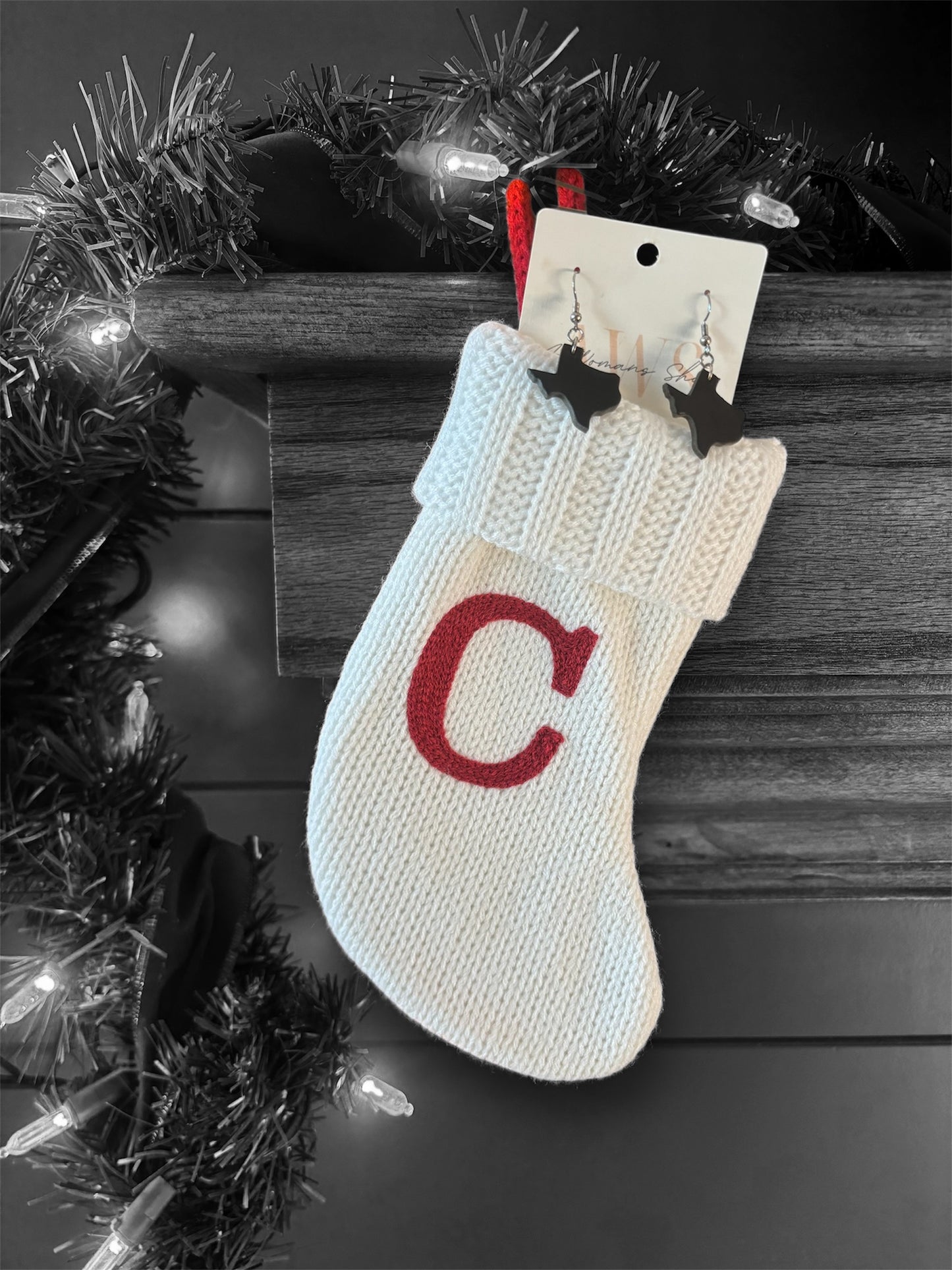 Texas GAL Leather Earrings